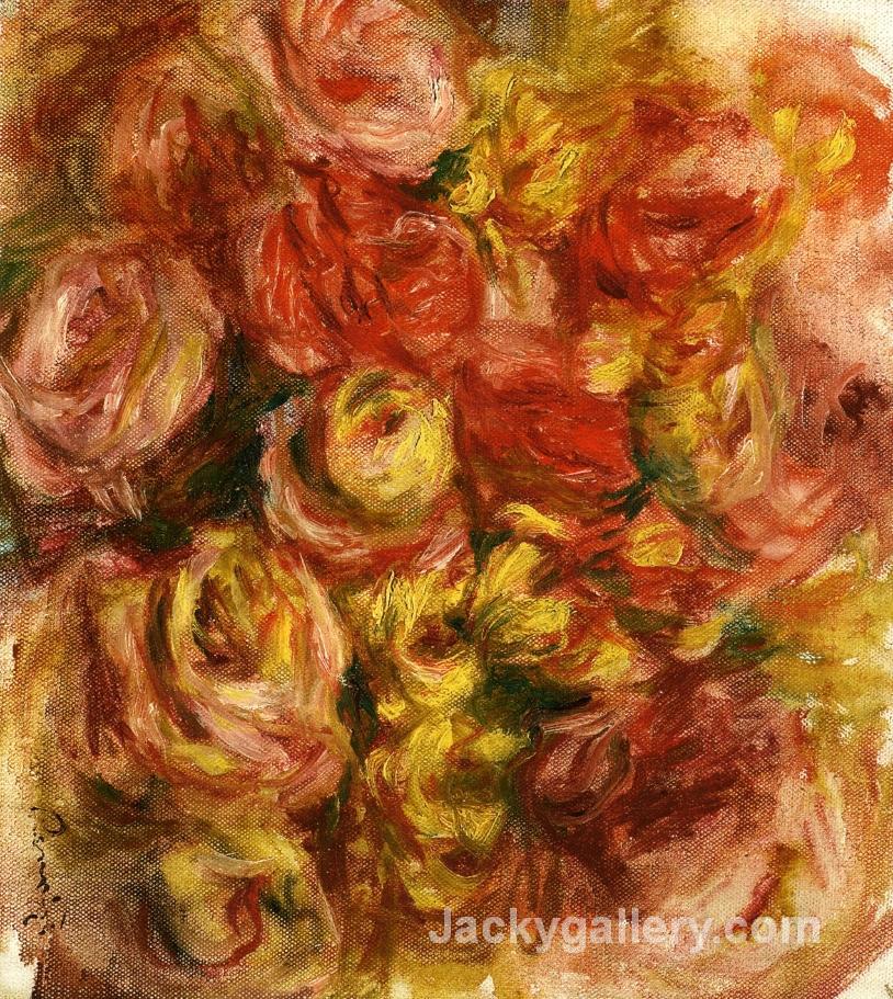 Study of Flowers by Renoir by Pierre Auguste Renoir paintings reproduction